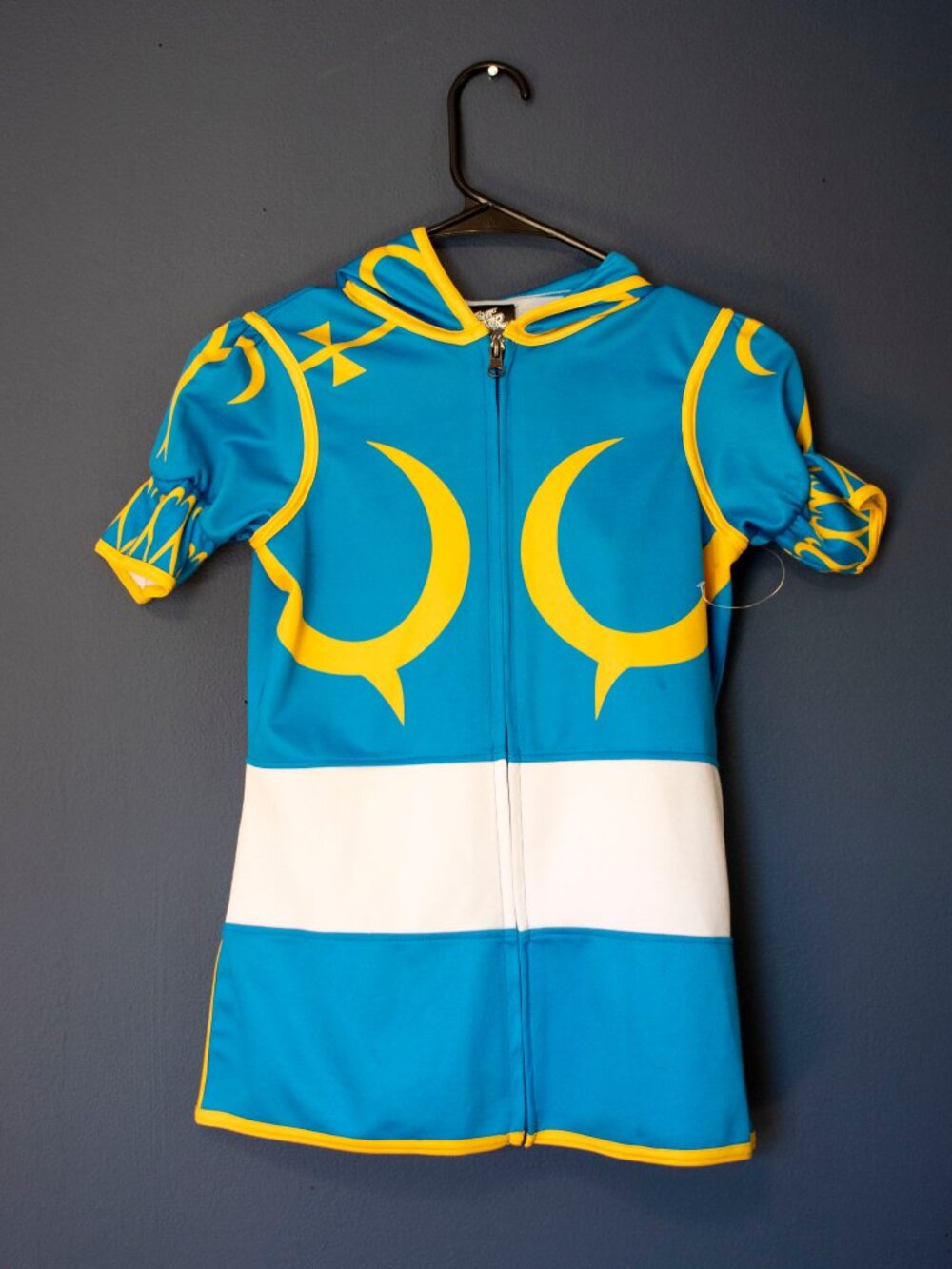 Street Fighter Chun-Li Capcom Cosplay Hoodie Shirt size S
